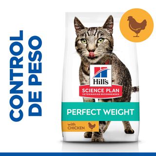 Hill's Science Plan Perfect Weight Adult frango ração para gatos